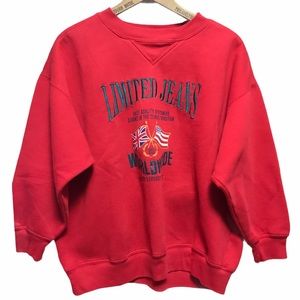 Vintage 90’s Limited Jeans red crewneck sweatshirt
